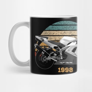 1998 Yamaha YZF-R1 Vintage Motorcycle Design Mug